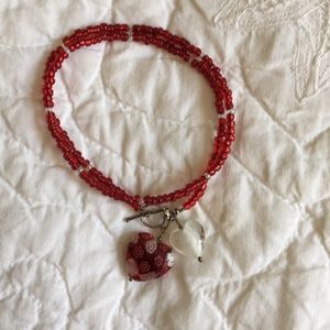 Free with purchase! Hand Made Beaded Necklace